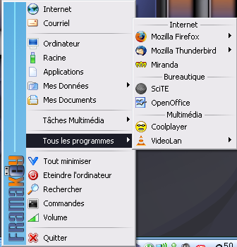 le menu