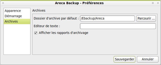 Areca - Archives Areca - espace de travail