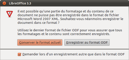 boite de dialogue pour OOXML boite de dialogue pour OOXML