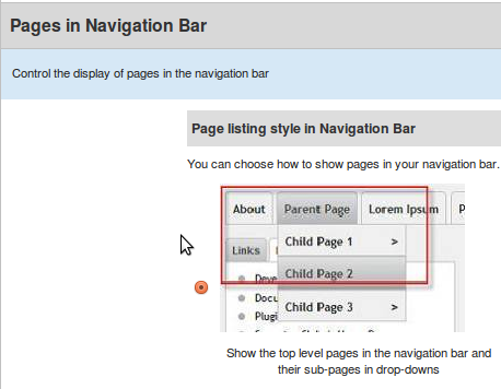 page navigation page navigation