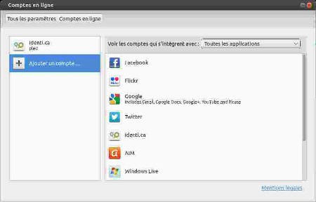 Comptes en ligne Comptes en ligne