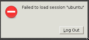 Failed to load session "ubuntu" après mise à jour 13.10