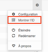 Montrer l'ID