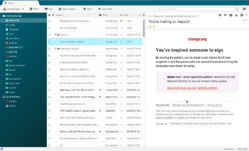 Un nouveau thème pour Thunderbird