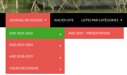 Journal de voyage 2025 - Présentation